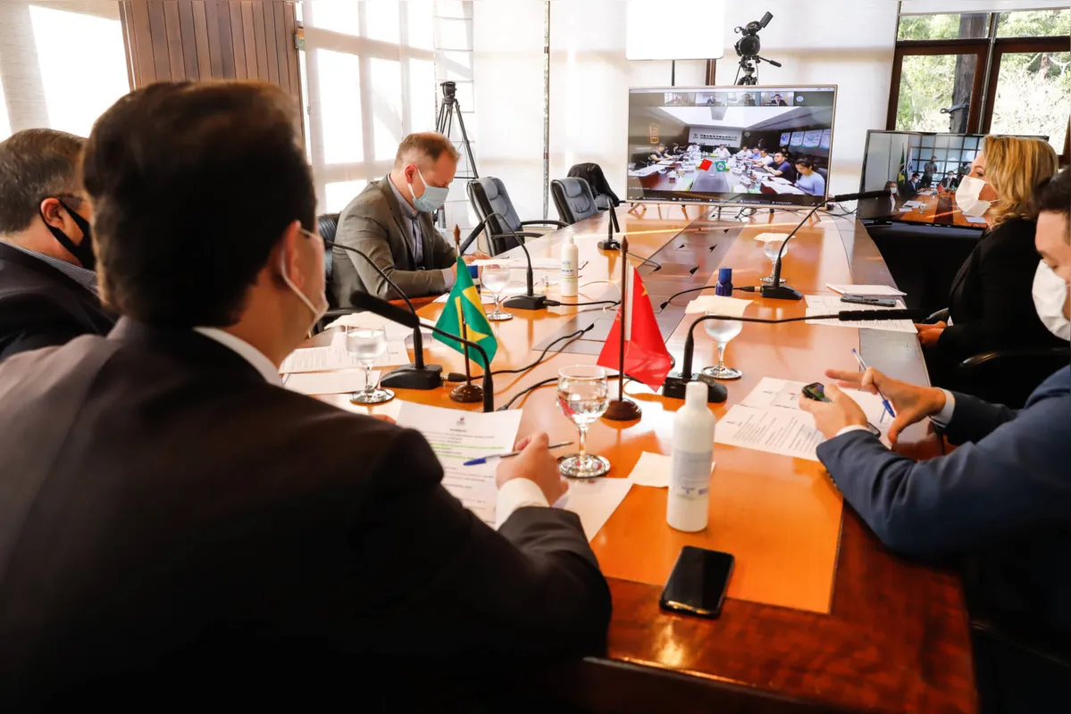 Imagem ilustrativa da imagem Governo discute parceria para produzir vacina contra a Covid no Paraná
