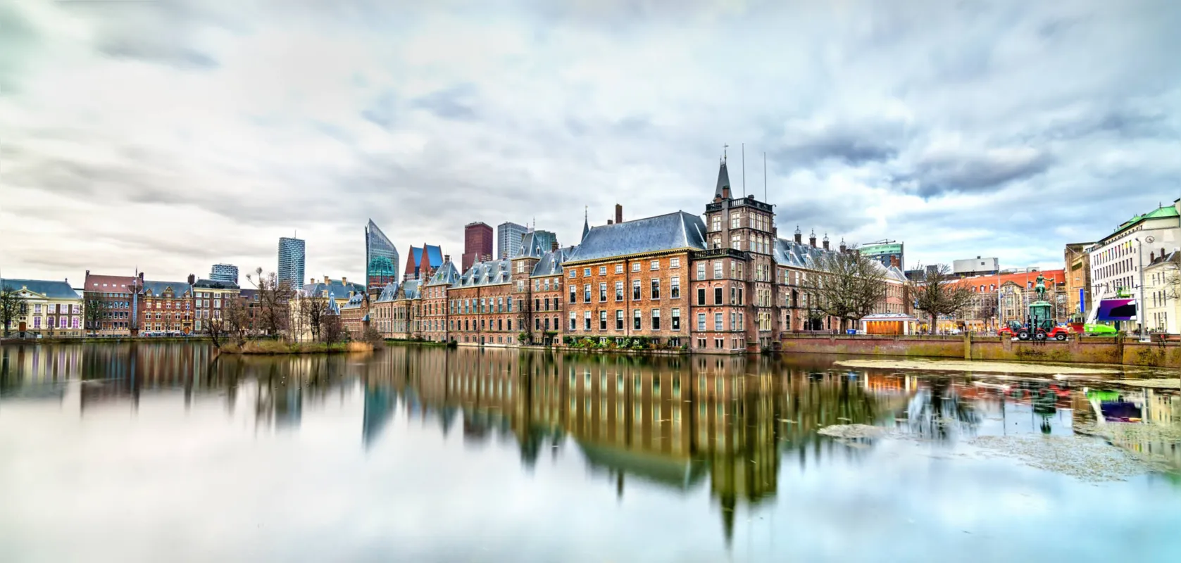 Vista Panorâmica da cidade de Haia, na costa oeste da Holanda