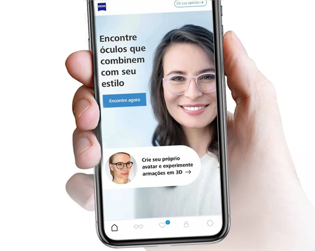 Imagem ilustrativa da imagem Aplicativo auxilia na escolha de armações de óculos de grau