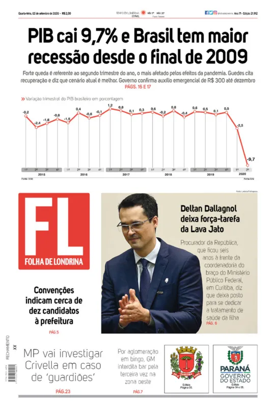 Imagem ilustrativa da imagem Capa 02/09/2020