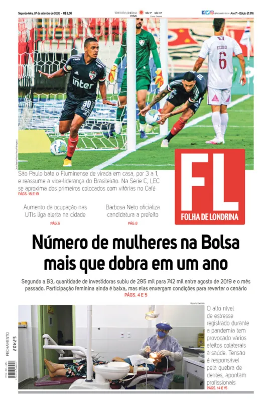 Imagem ilustrativa da imagem Capa 07/09/2020