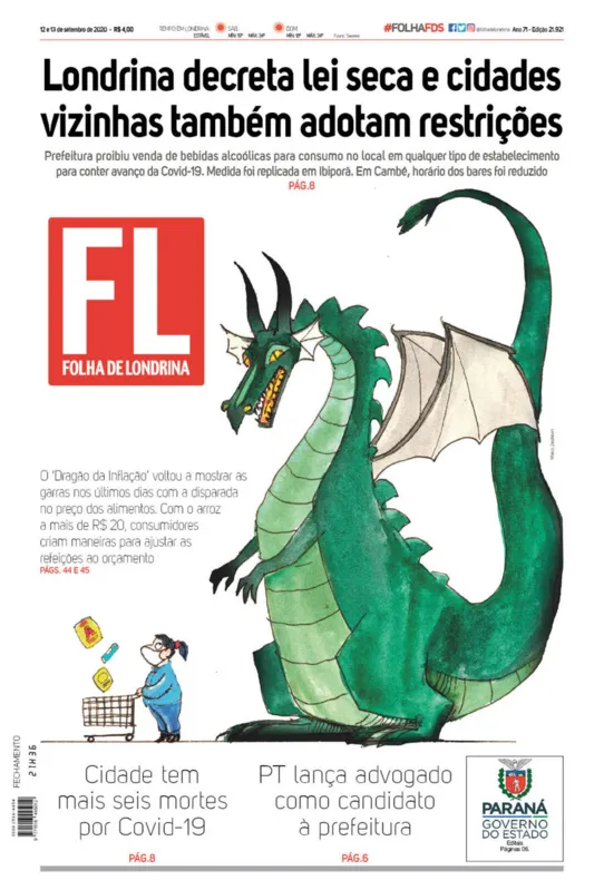 Imagem ilustrativa da imagem Capa 12/09/2020