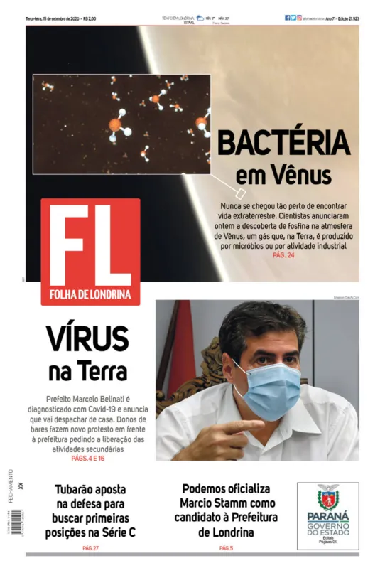 Imagem ilustrativa da imagem Capa 15/09/2020