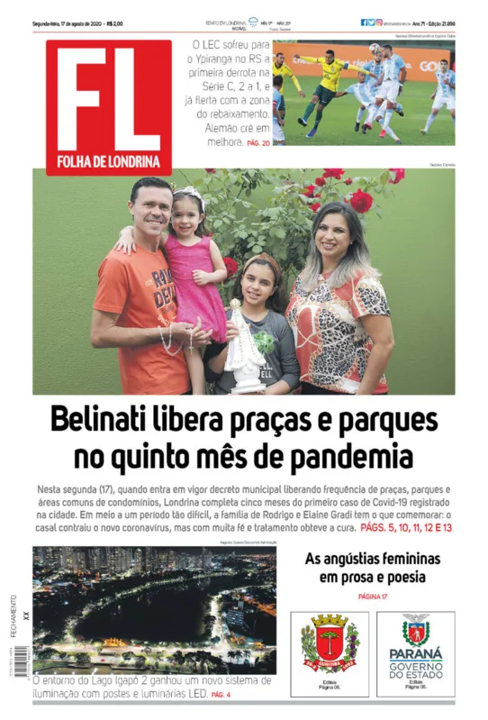 Imagem ilustrativa da imagem Capa 17/08/2020