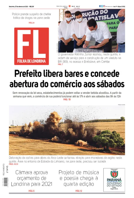 Imagem ilustrativa da imagem Capa 25/09/2020
