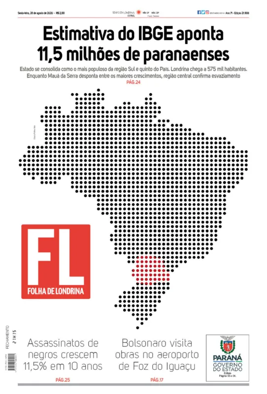 Imagem ilustrativa da imagem Capa 28/08/2020
