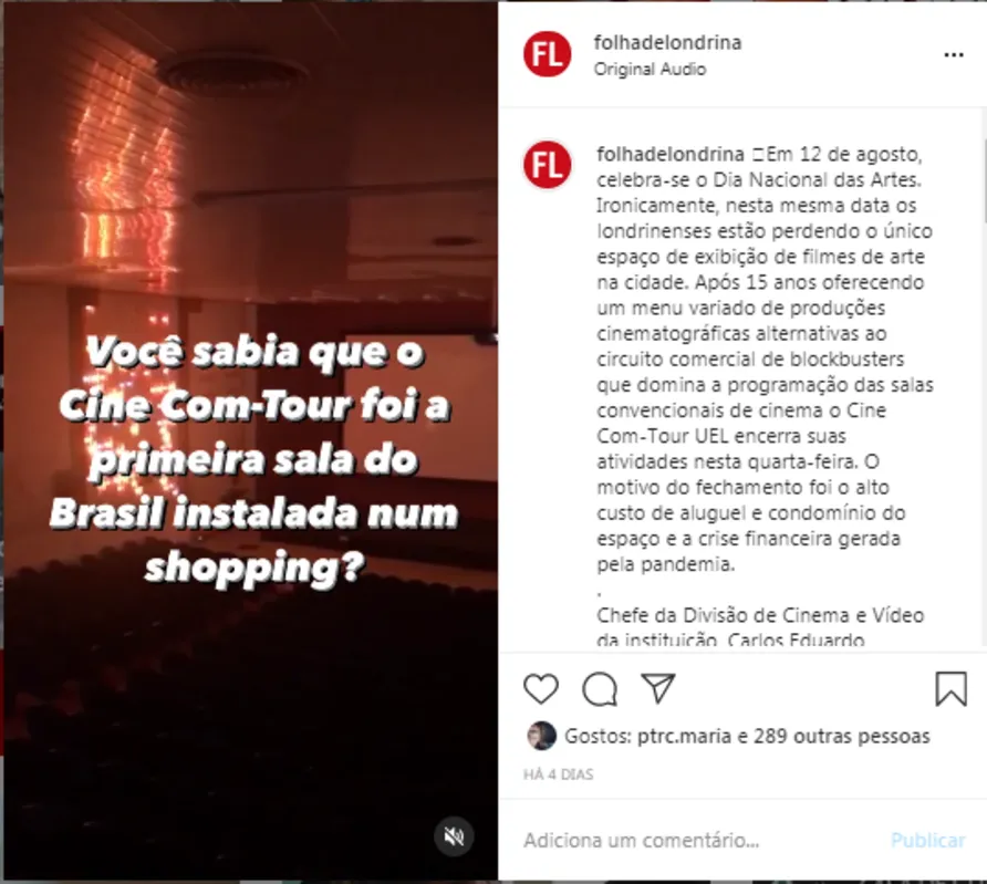 Imagem ilustrativa da imagem Cine Com-Tour