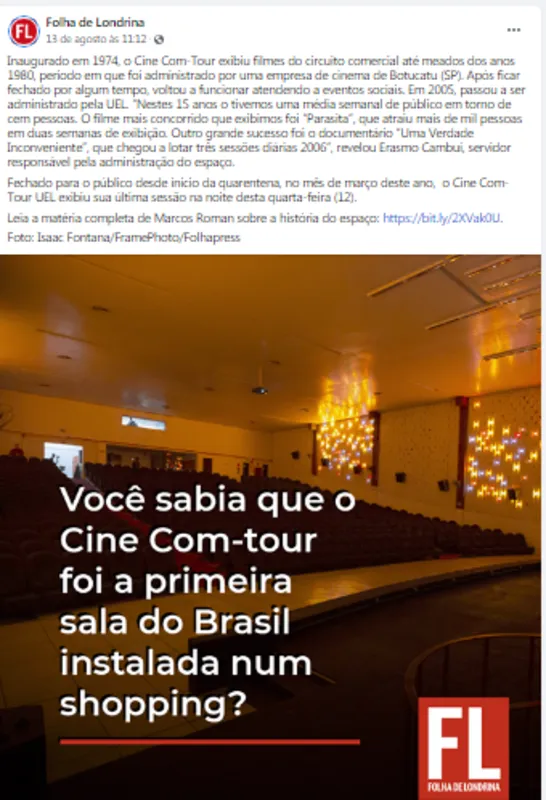 Imagem ilustrativa da imagem Cine Com-Tour