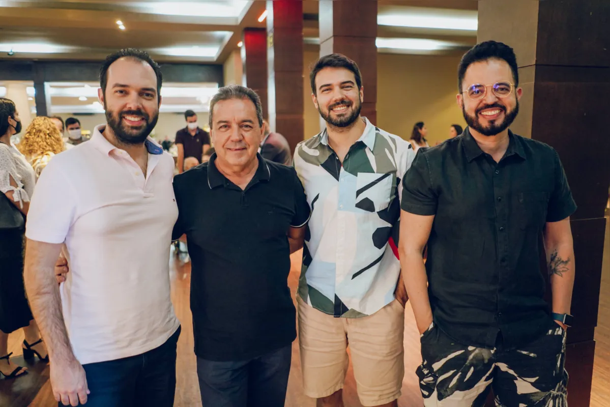 Leandro, Ely, Leonardo Sturion e João Rodrigues