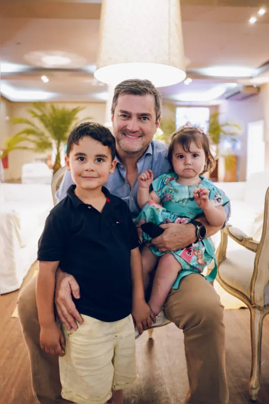 Felipe, Marcelo e Laura Hille