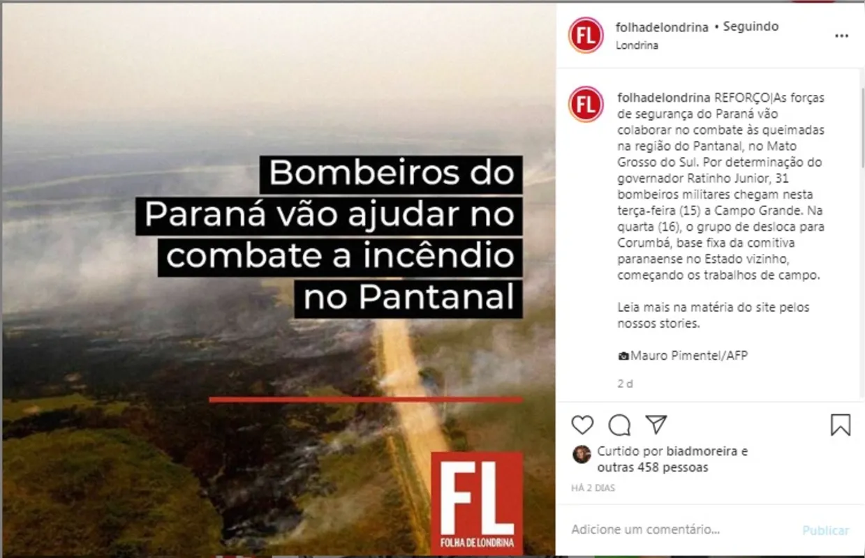 Imagem ilustrativa da imagem Folha nas redes 18-09-2020