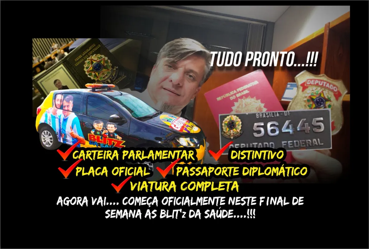 Anúncio de Boca Aberta nas redes sociais 'equipado' para a Blitz da Saúde 