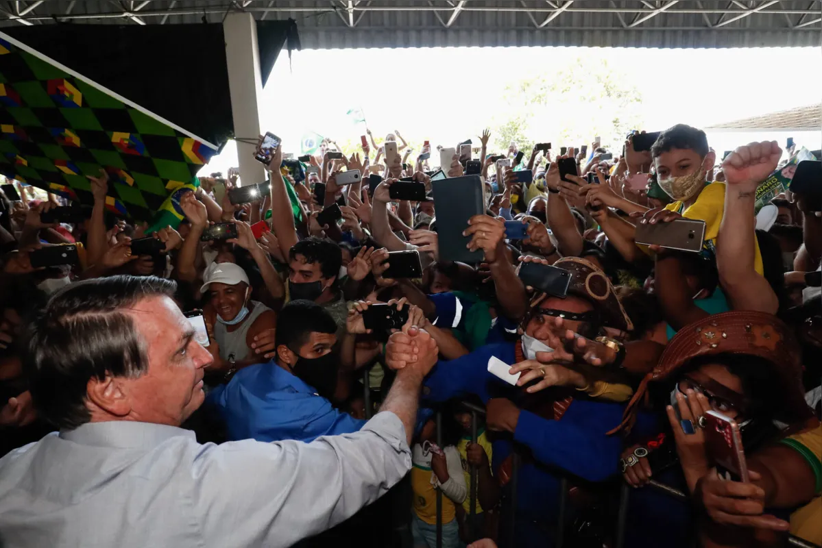 Imagem ilustrativa da imagem Não estou preocupado com 2022, quero fazer um bom governo, diz Bolsonaro em nova visita ao Nordeste