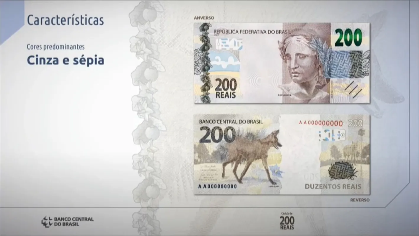 Imagem ilustrativa da imagem Nota de R$ 200 entra em circulação