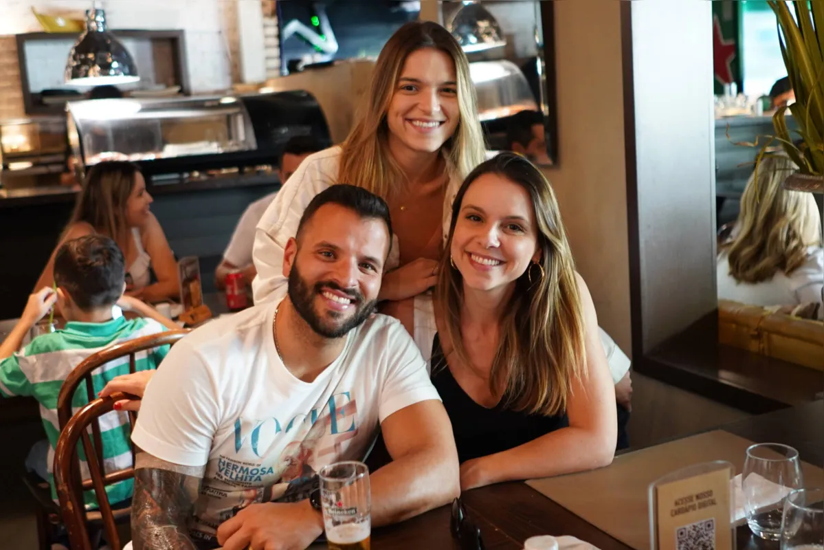 Maria Eduarda Cunha, Mateus Gaio e Mariana Galles