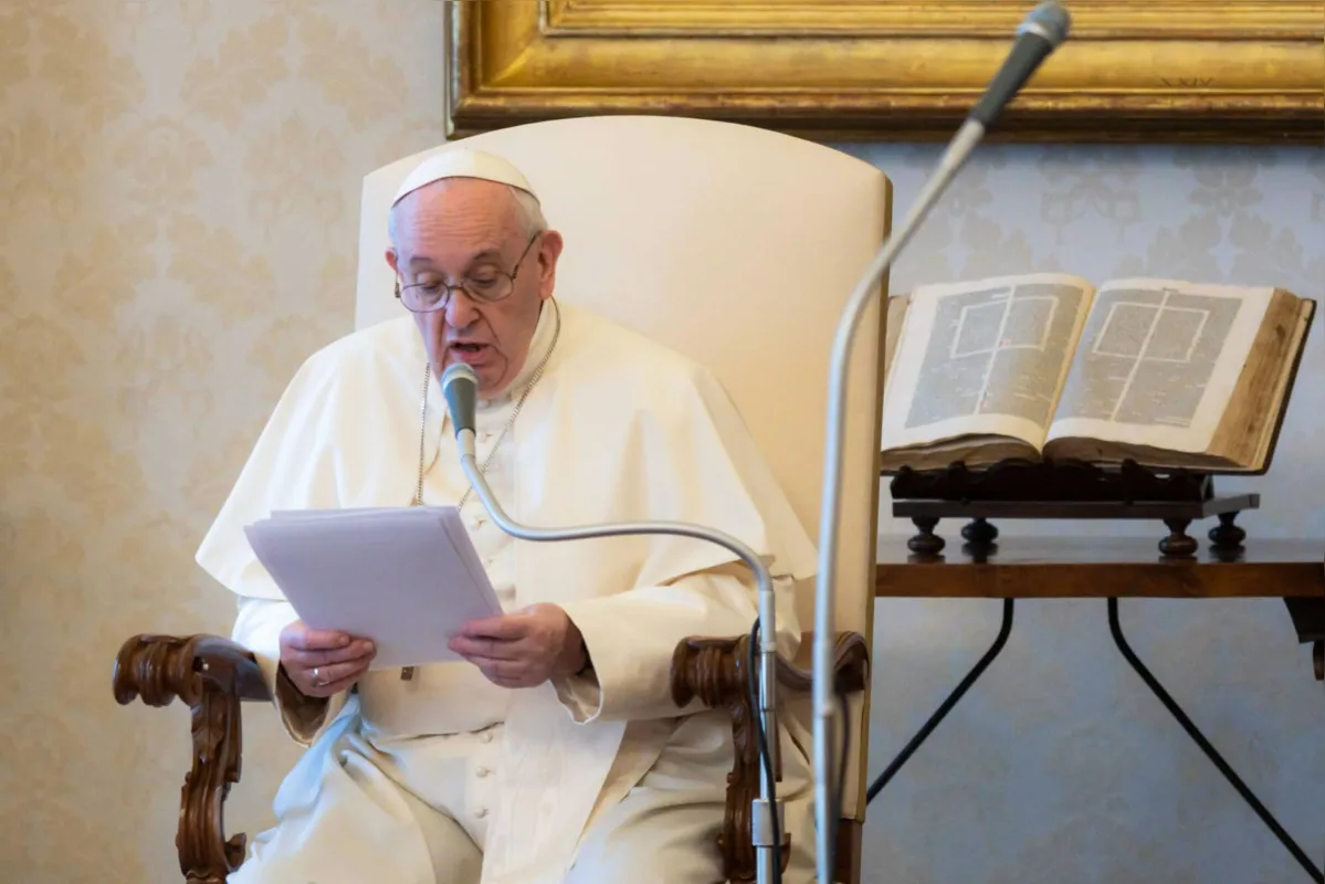 Em seu discurso, o papa Francisco  disse que seria triste se a vacina fosse dada primeiramente aos mais ricos 