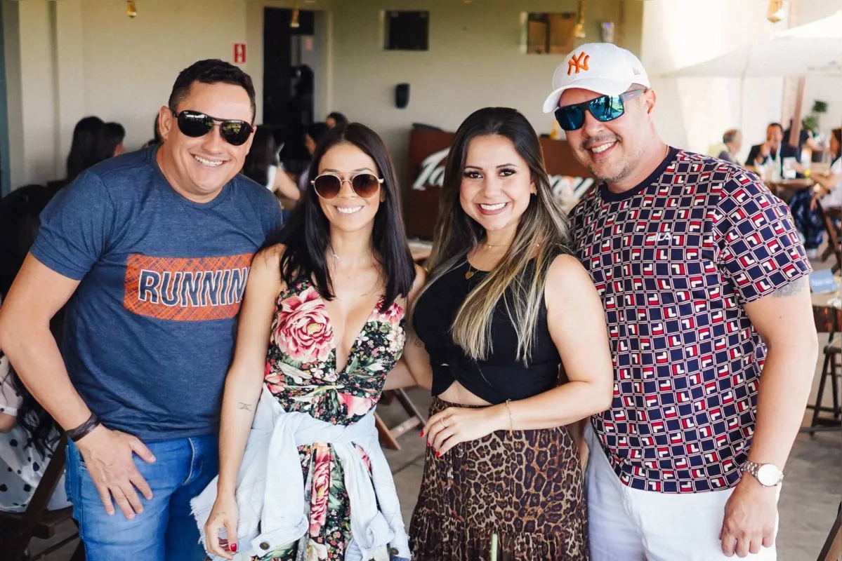 DJ Marcinho, Juliana Farias, Rafaela Dutra e Marcelo Casagrande
