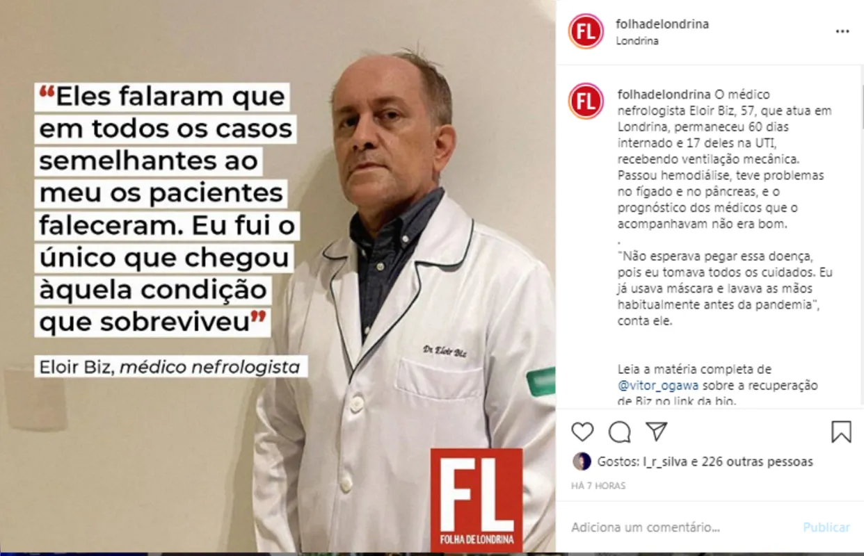 Imagem ilustrativa da imagem Relato importante