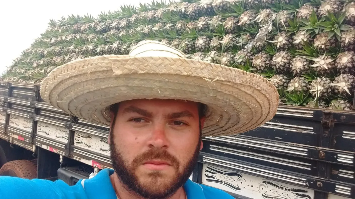 O agrônomo João Henrique Domingues produz abacaxi há oito anos em Santa Isabel do Ivaí : “Produtor bom consegue produto bom, agrega valor e chega a bons preços”