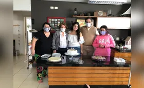 Comemoração em família
