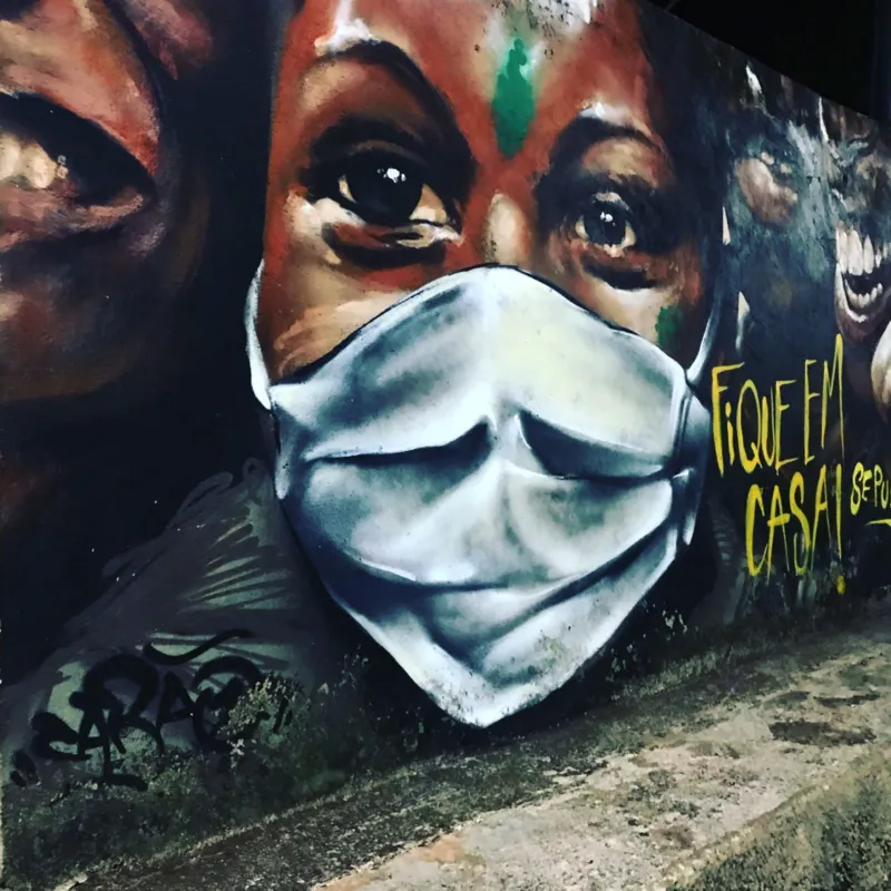 Imagem ilustrativa da imagem #A CIDADE FALA - Máscaras