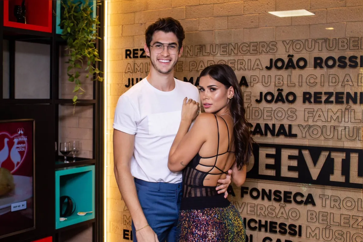 João Rezende e a namorada, Ana Mosconi