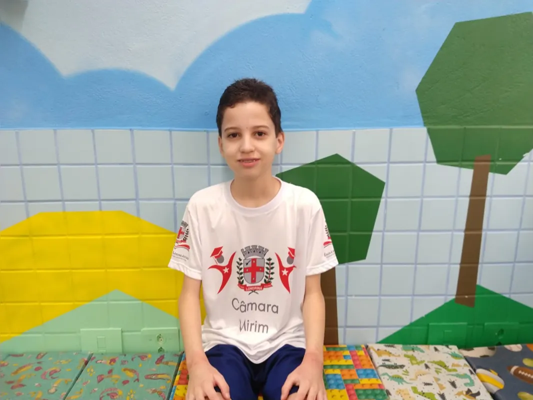 Lucas Lima da Cruz, 11 anos, é vereador- mirim e contra o bullyng: "Trabalhar a saúde mental dos alunos também é importante"