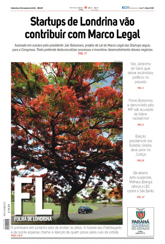 Imagem ilustrativa da imagem Capa 05/11/2020