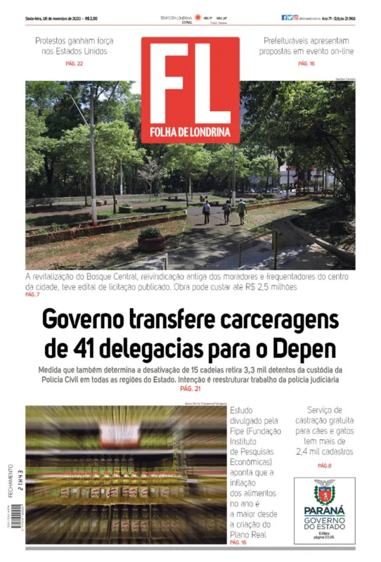 Imagem ilustrativa da imagem Capa 06/11/2020