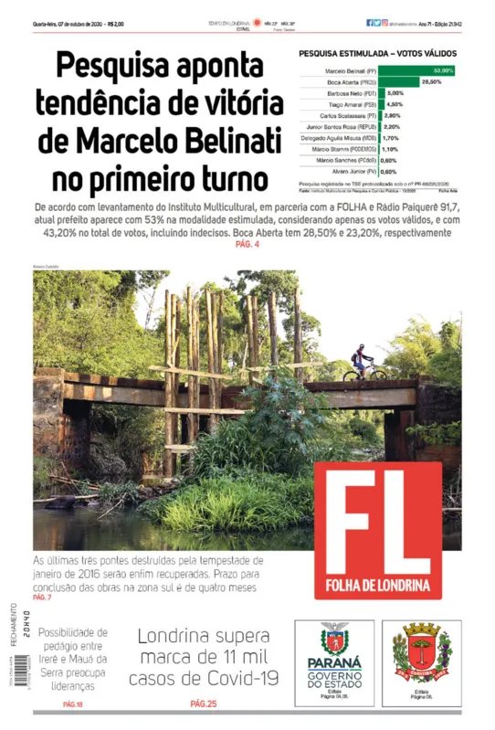 Imagem ilustrativa da imagem Capa 07/10/2020
