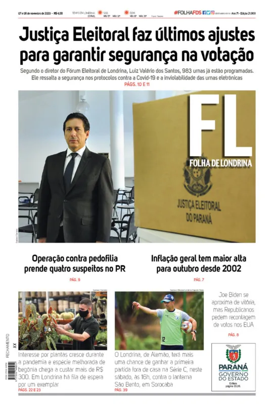 Imagem ilustrativa da imagem Capa 07/11/2020