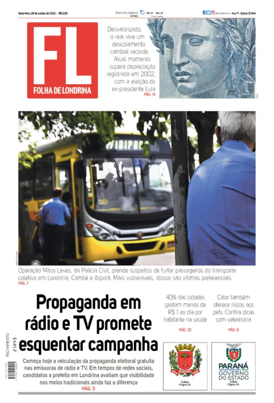 Imagem ilustrativa da imagem Capa 09/10/2020
