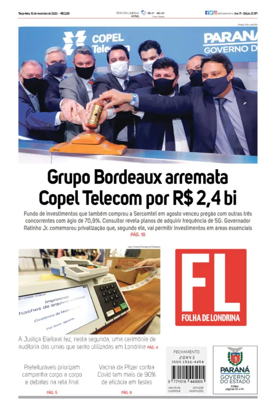 Imagem ilustrativa da imagem Capa 10/11/2020