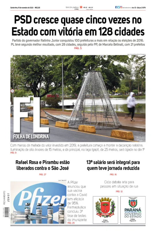 Imagem ilustrativa da imagem Capa 19/11/2020