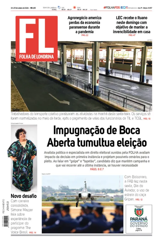 Imagem ilustrativa da imagem Capa 24/10/2020