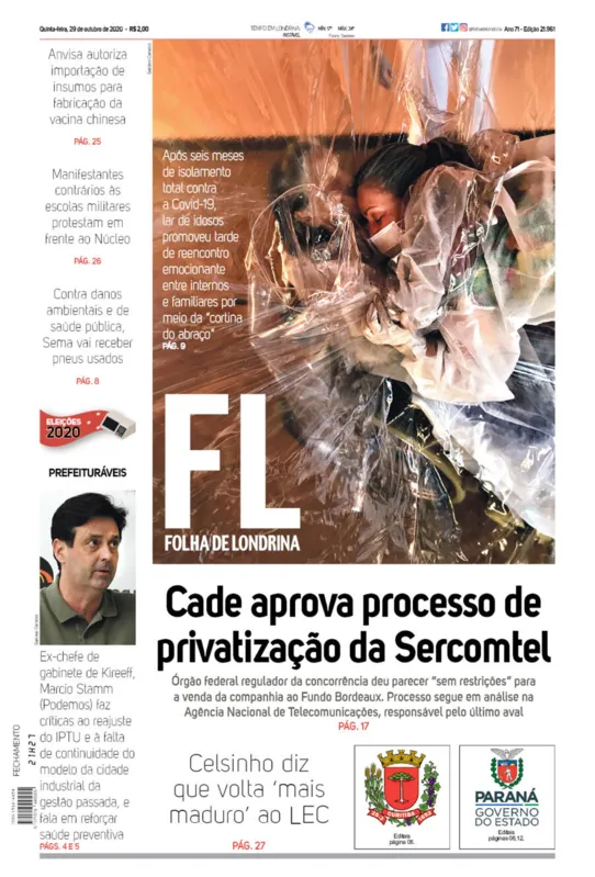 Imagem ilustrativa da imagem Capa 29/10/2020
