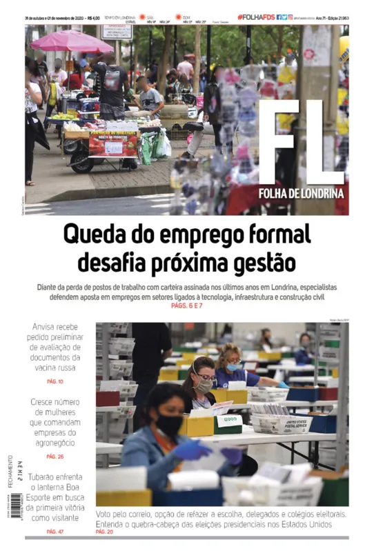 Imagem ilustrativa da imagem Capa 31/10/2020