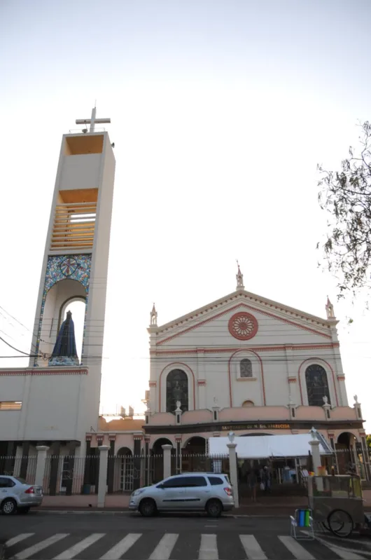 No Santuário da Padroeira, missas terão transmissão ao vivo