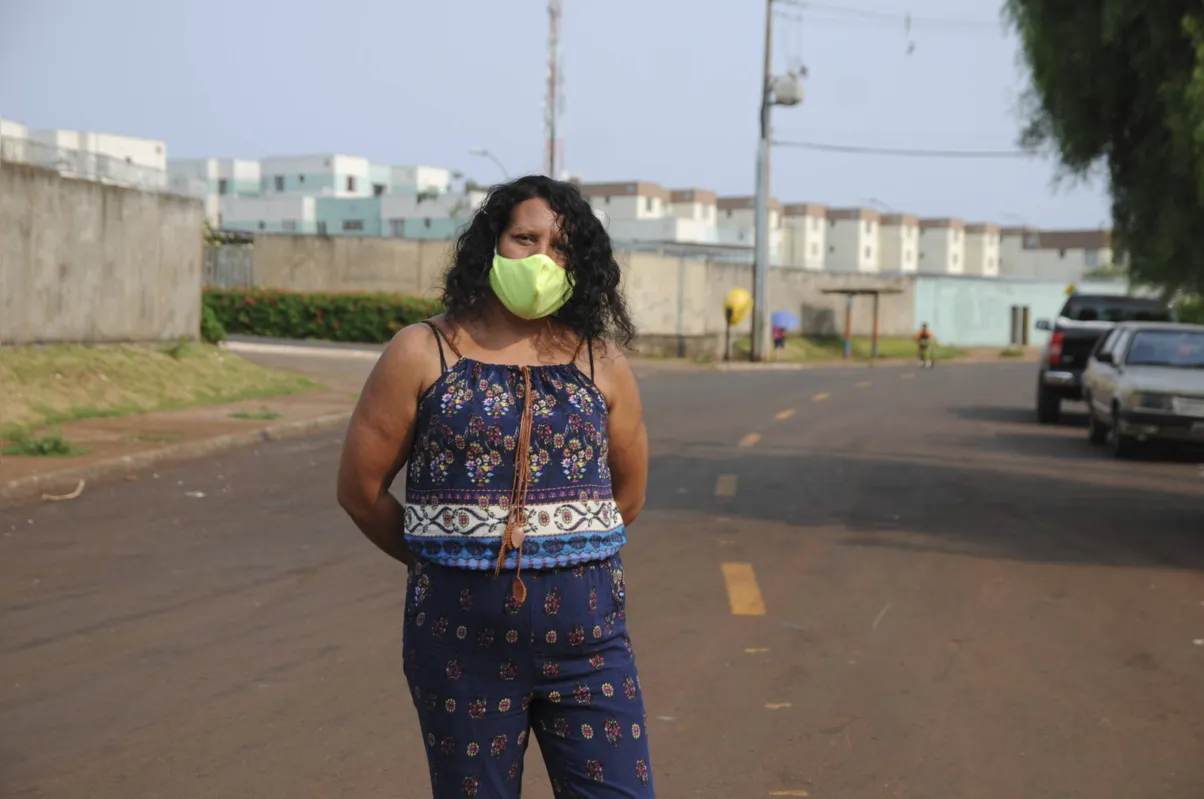 Valdelice Pires Dourado:  “As pessoas só veem o lado ruim da escola, mas essa aproximação com a comunidade foi boa, porque os pais vão vendo como é o dia a dia, como a escola funciona"