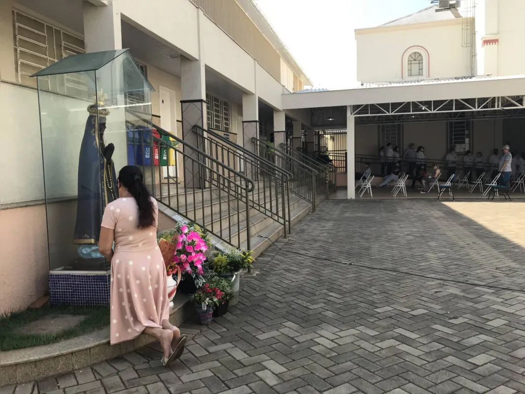 Clelza Maria dos Santos: "Vim pedir pela minha cura"