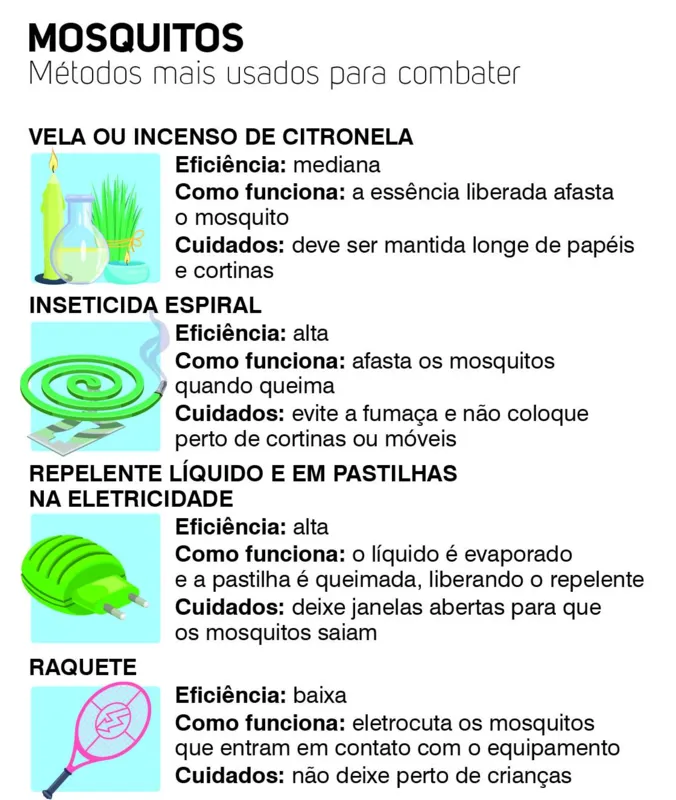 Imagem ilustrativa da imagem Pernilongos retornam com tudo no calor