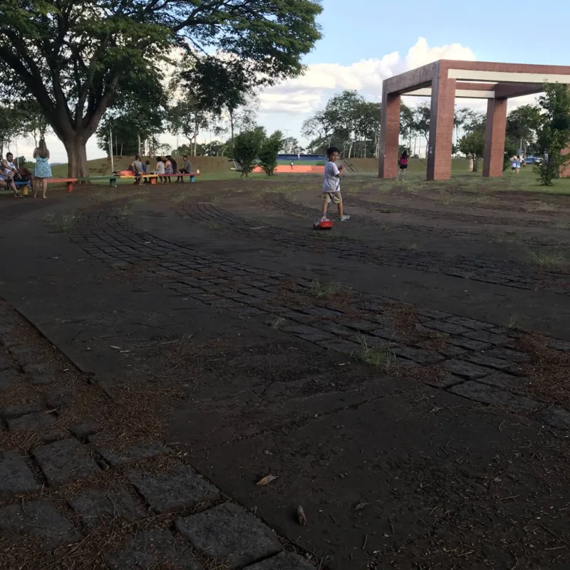 Leonardo, 5 anos: mora na região norte. O carrinho puxado na cordinha ajuda no gasto de energia