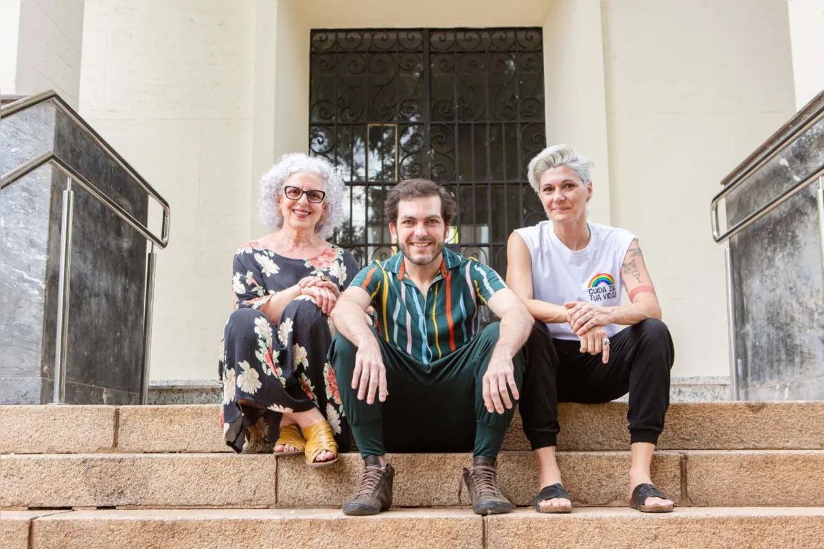 Janete El Haouli, Fabrício Polido e Camila Fontes são os responsáveis pelo projeto