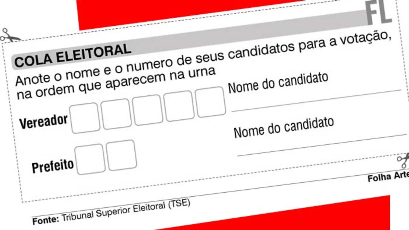 Imagem ilustrativa da imagem Tá precisando de uma colinha eleitoral? Imprima aqui e guarde seus números