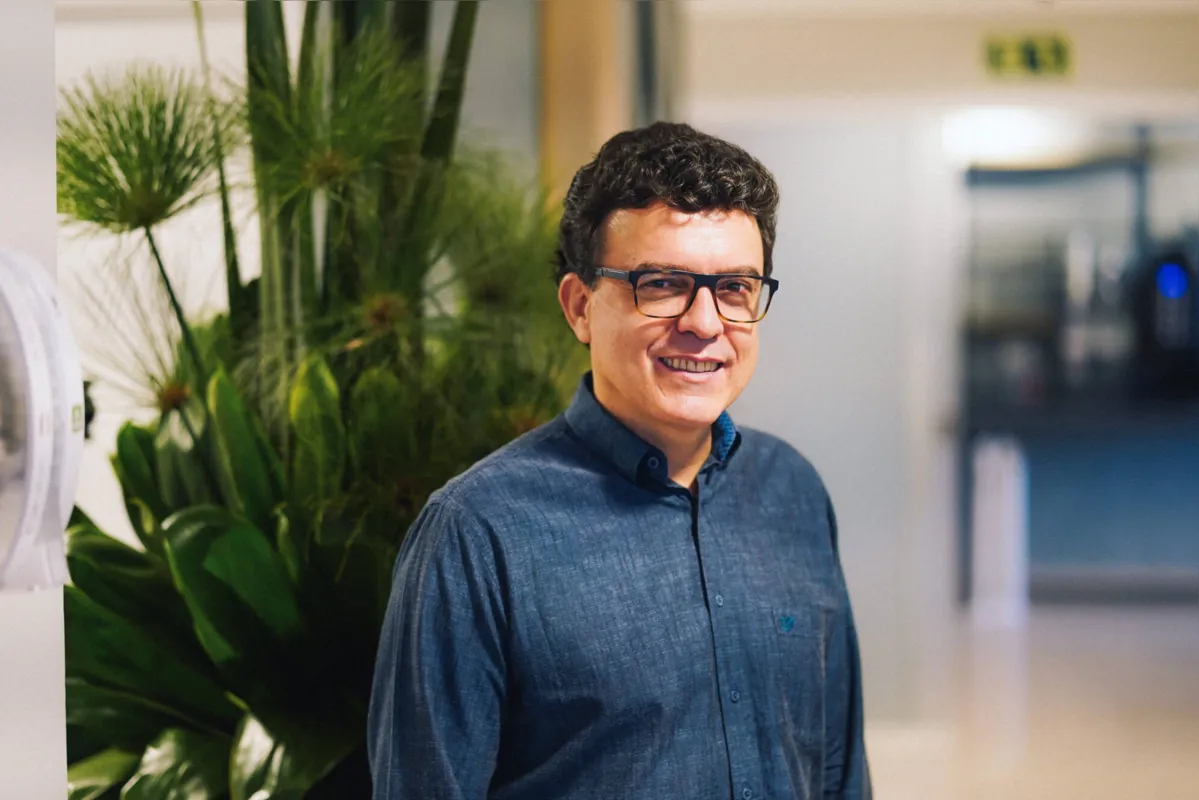 Padre Romão Martins fez a bênção, na manhã