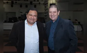Os novos comodoro e vice do Iate Clube de Londrina