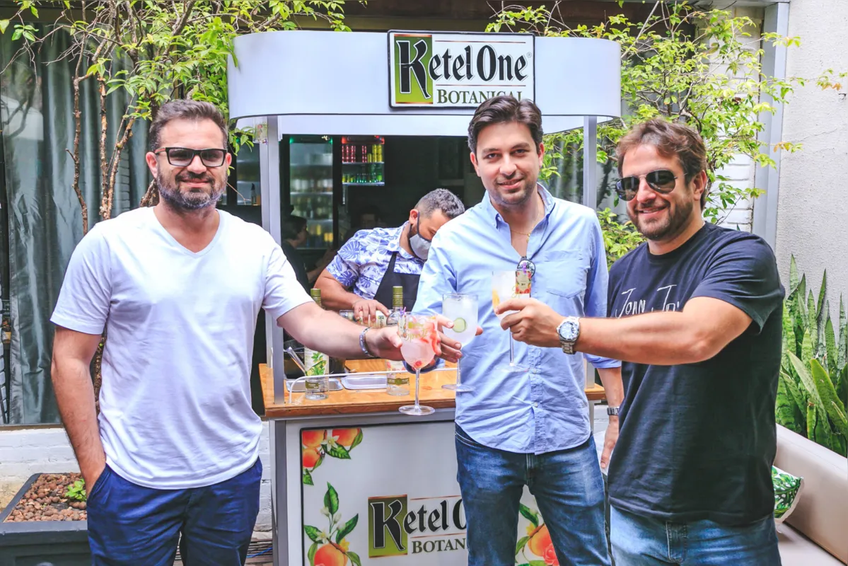 Marcos Grade, Renato Mourad e Hélio Deperon