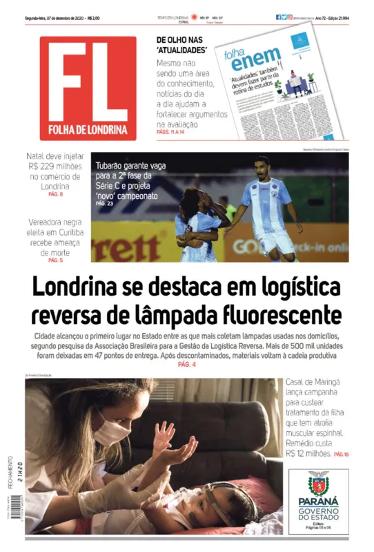 Imagem ilustrativa da imagem Capa 07/12/2020