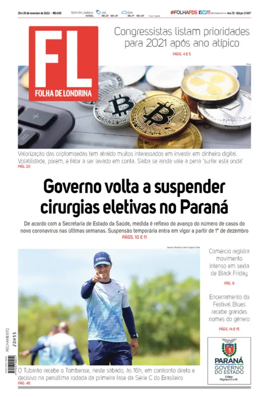 Imagem ilustrativa da imagem Capa 28/11/2020