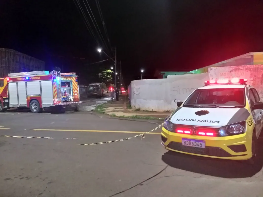 Motorista fazia última volta com ônibus no bairro no momento em que foi interceptado